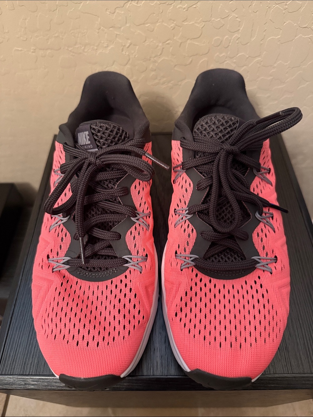 Nike Women’s Coral Pink and Black Running Shoes